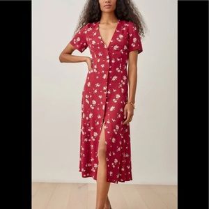 Reformation Locklin Dress Size 10